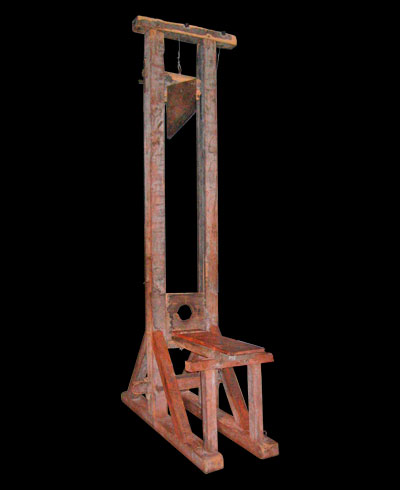 Photo of the Venlo guillotine